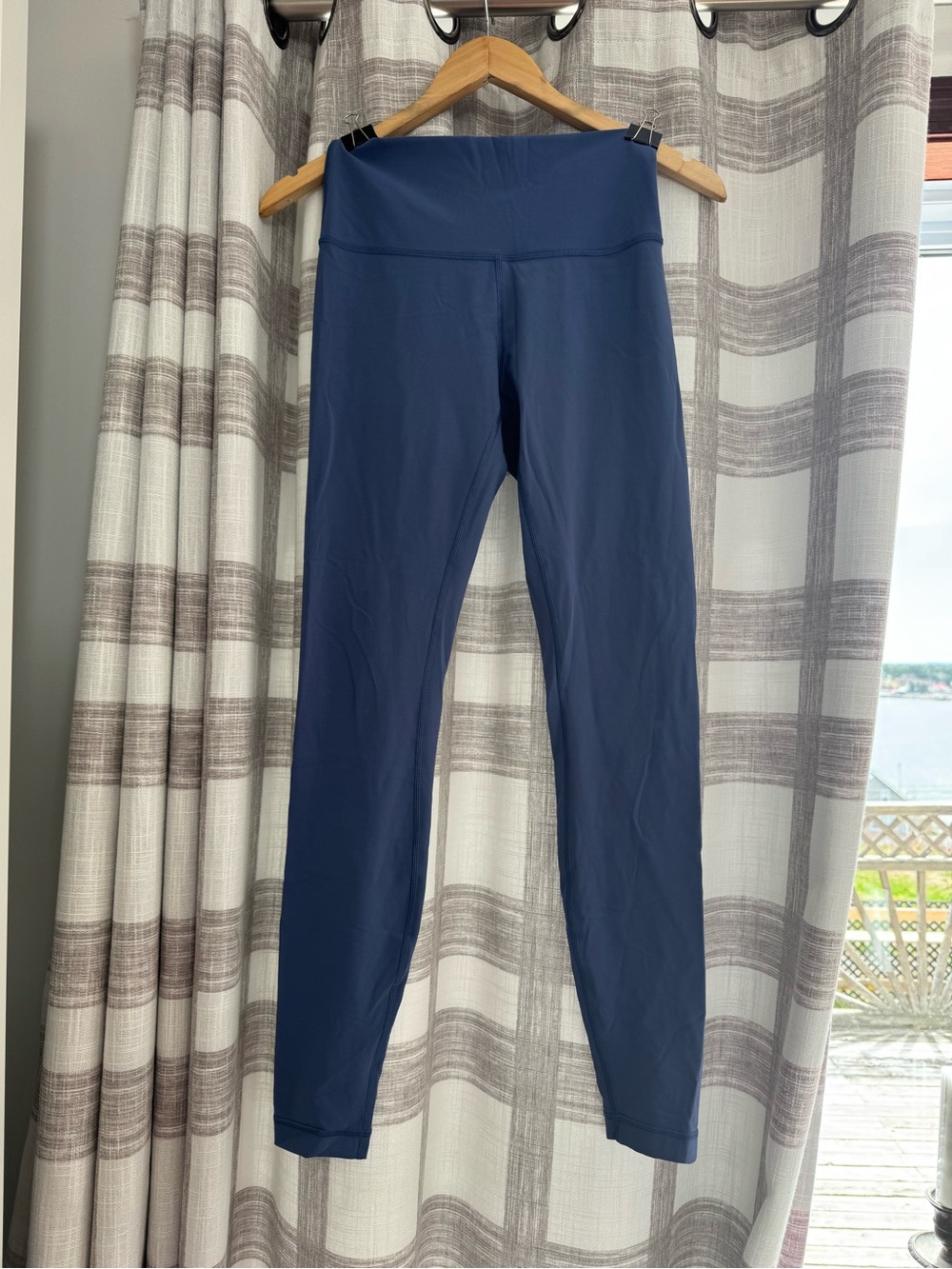 lululemon athletica navy blue high-waist leggings